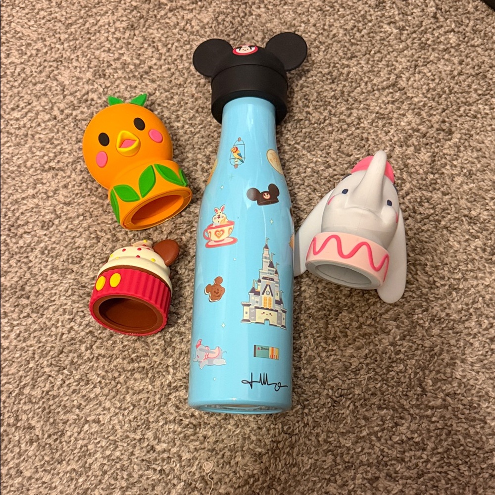 Disney water bottle with topper.